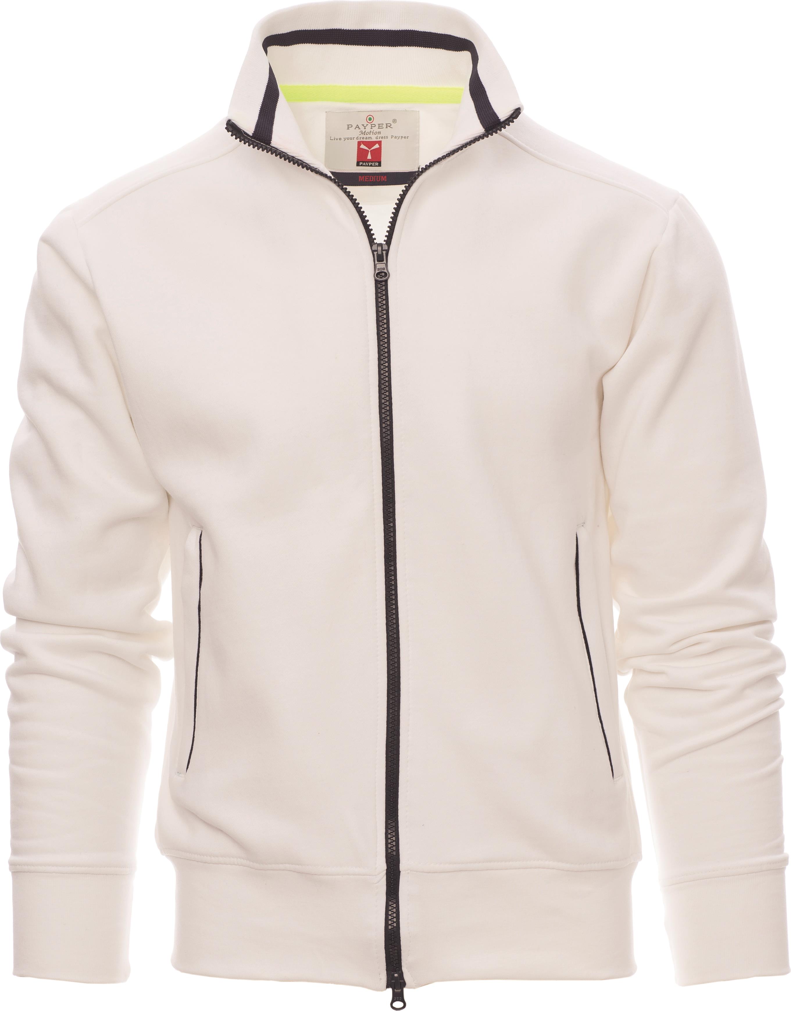 Teamvest met rits - heren - 0014 white navy blue front 3 - 0014 (L) Wit - Navy Blue