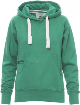 Hoodie zonder rits - dames - 0020 emerlad groen 5 - 0020 (XXL) Emerald Groen