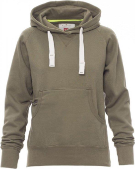 Hoodie zonder rits - dames - 0020 legergroen 3 - 0020 (L) Leger groen