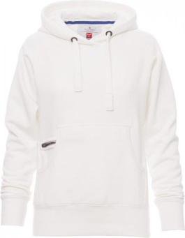 Hoodie zonder rits - dames - 0020 wit 4 - 0020 (XL) Wit