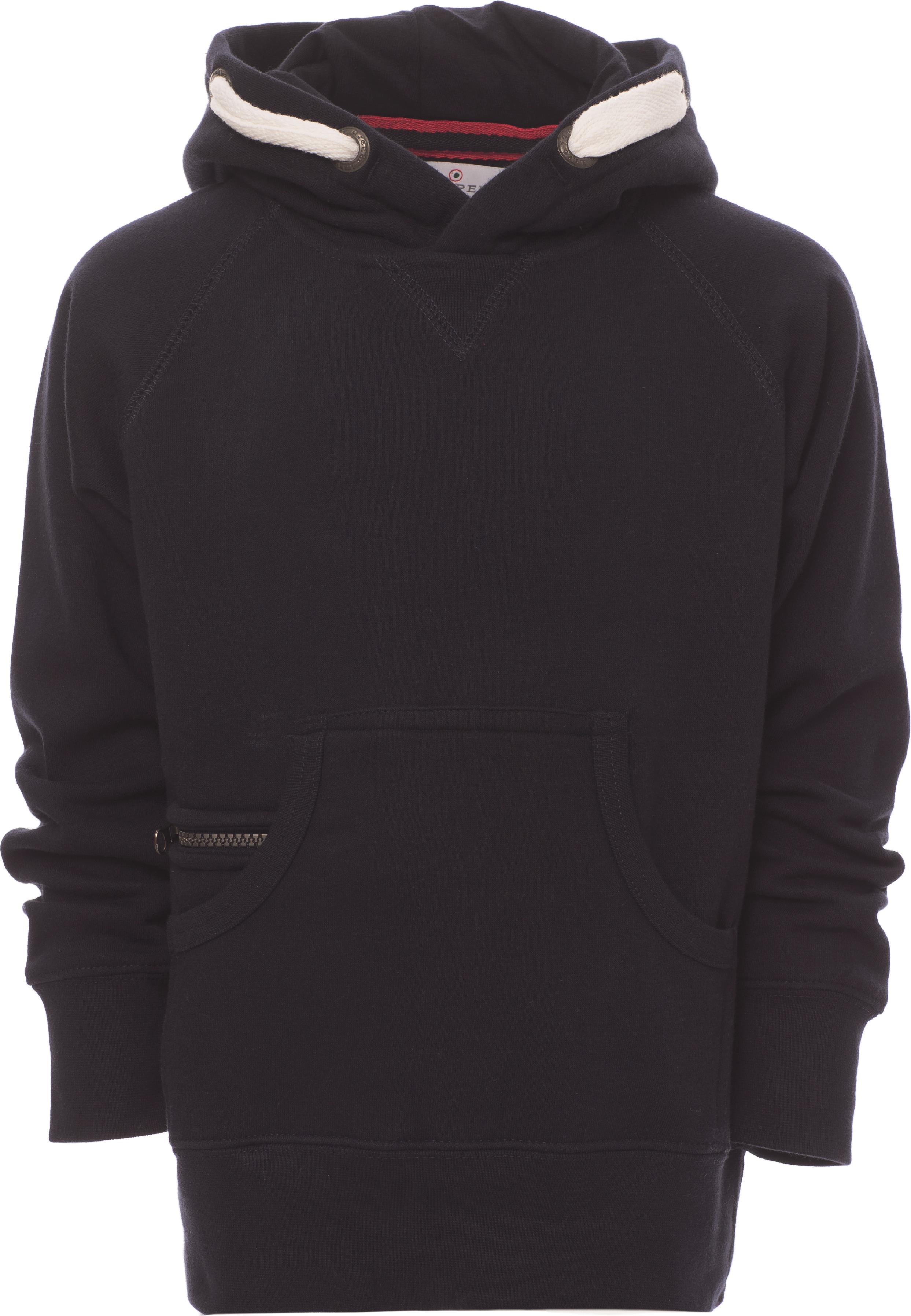 Hoodie zonder rits - junior - 0023 navy blue front 1 - 0023 (128) Navy blue