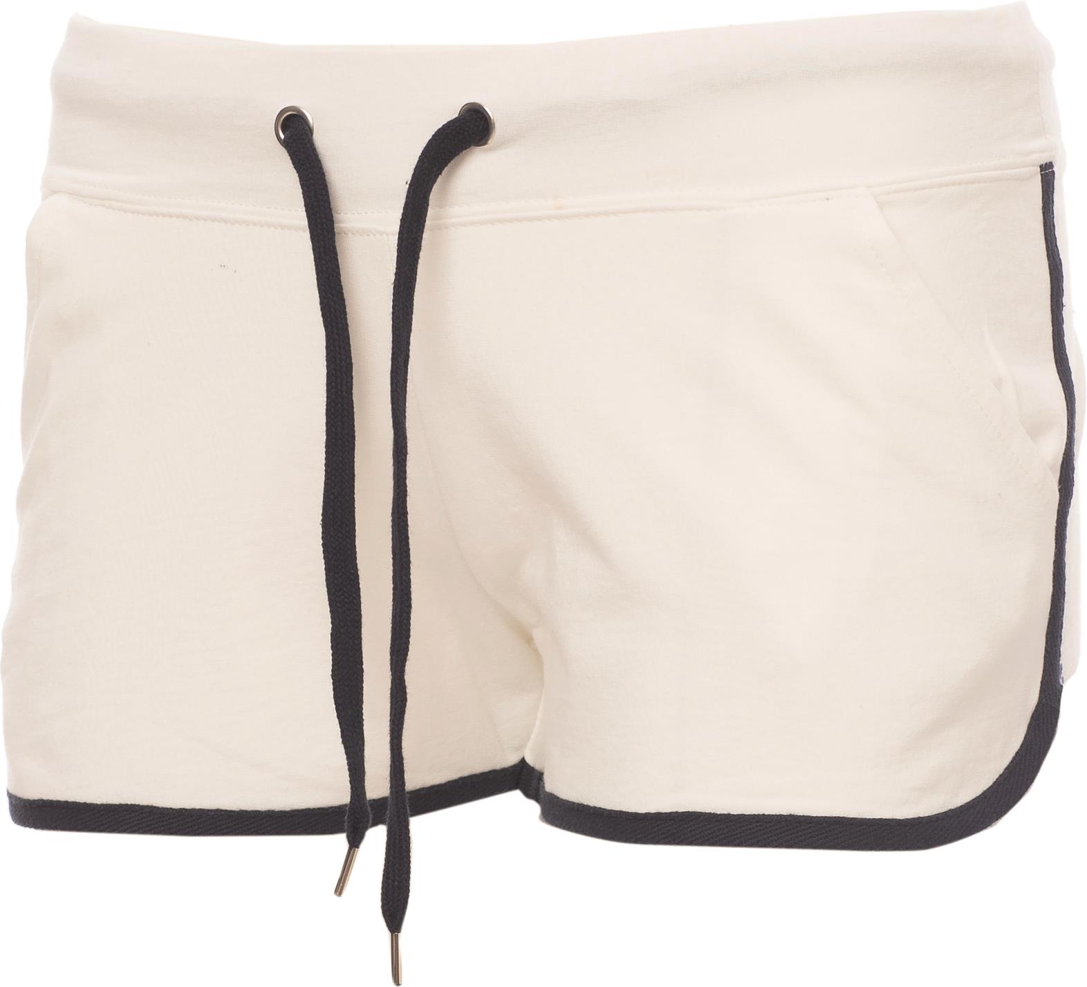 Sportbroek Dames - 0160 white navy blue front - 0160 Wit S