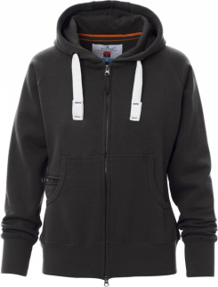 Hoodie met rits - dames - 0406 antraciet 3 - 0406 (L) Antraciet