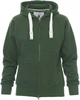 Hoodie met rits - dames - 0406 green 2 - 0406 (M) Groen