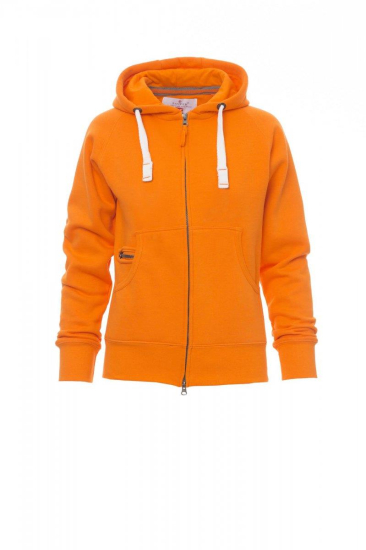 Hoodie met rits - dames - 0406 orange - 0406 (XS) Oranje