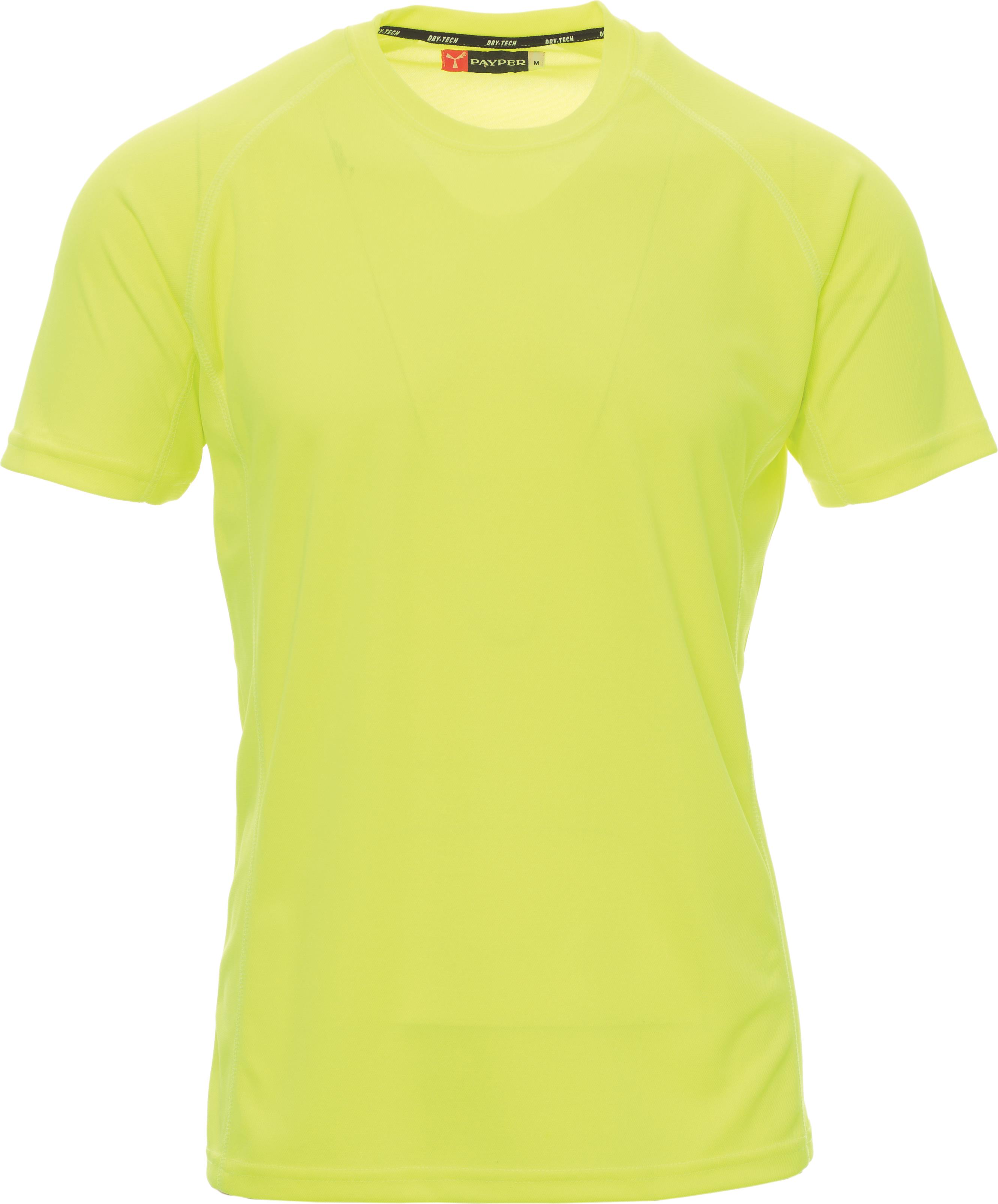 Trainingsshirt - heren - 0463 fluorescent yellow front 3 - 0463 (XL) Fluoriserend geel