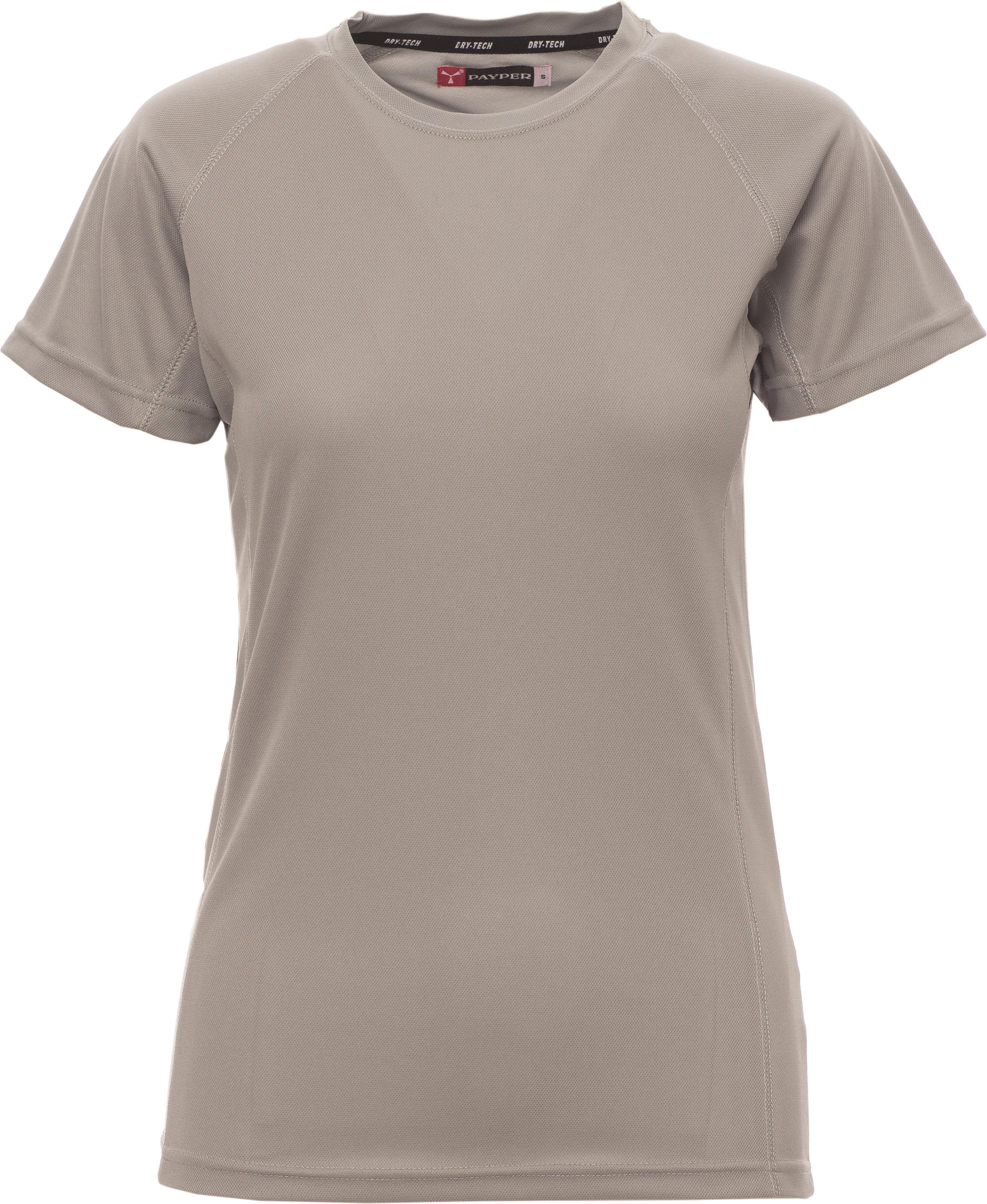 Trainingsshirt - dames - 0465 grey front 1 - 0465 (M) Licht grijs
