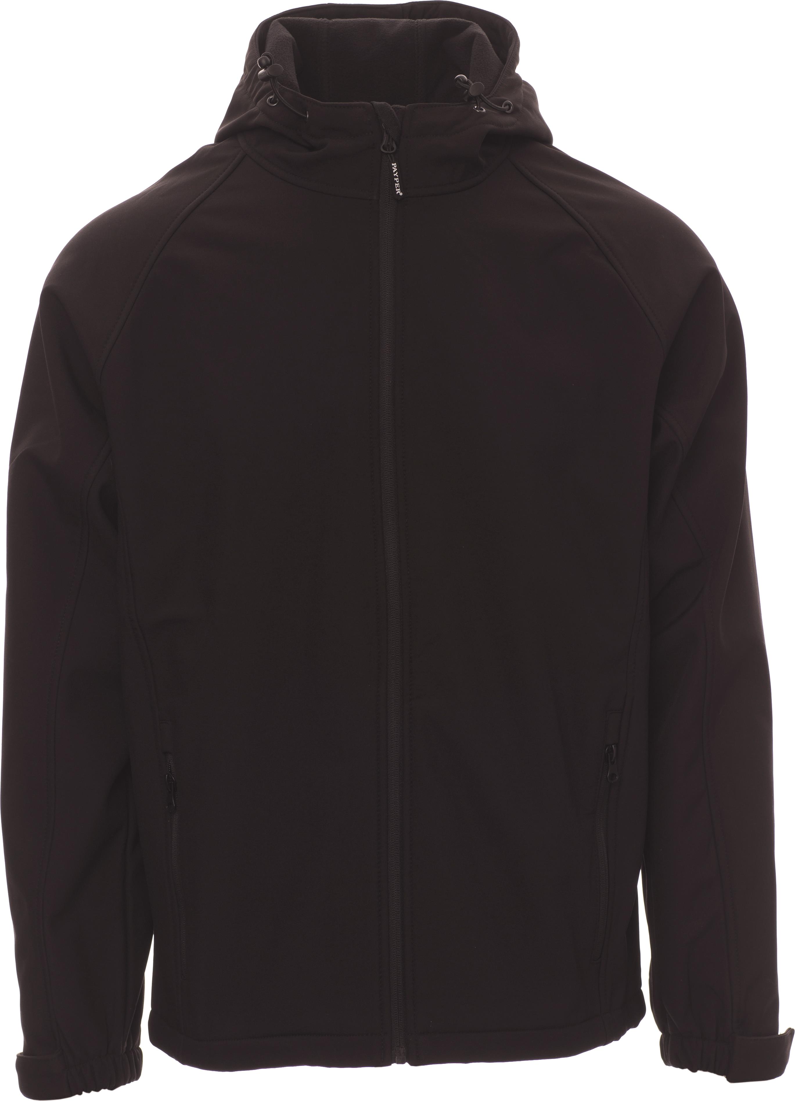 Softshell - heren - 1044 black front 7 - 1044 (4XL) Zwart