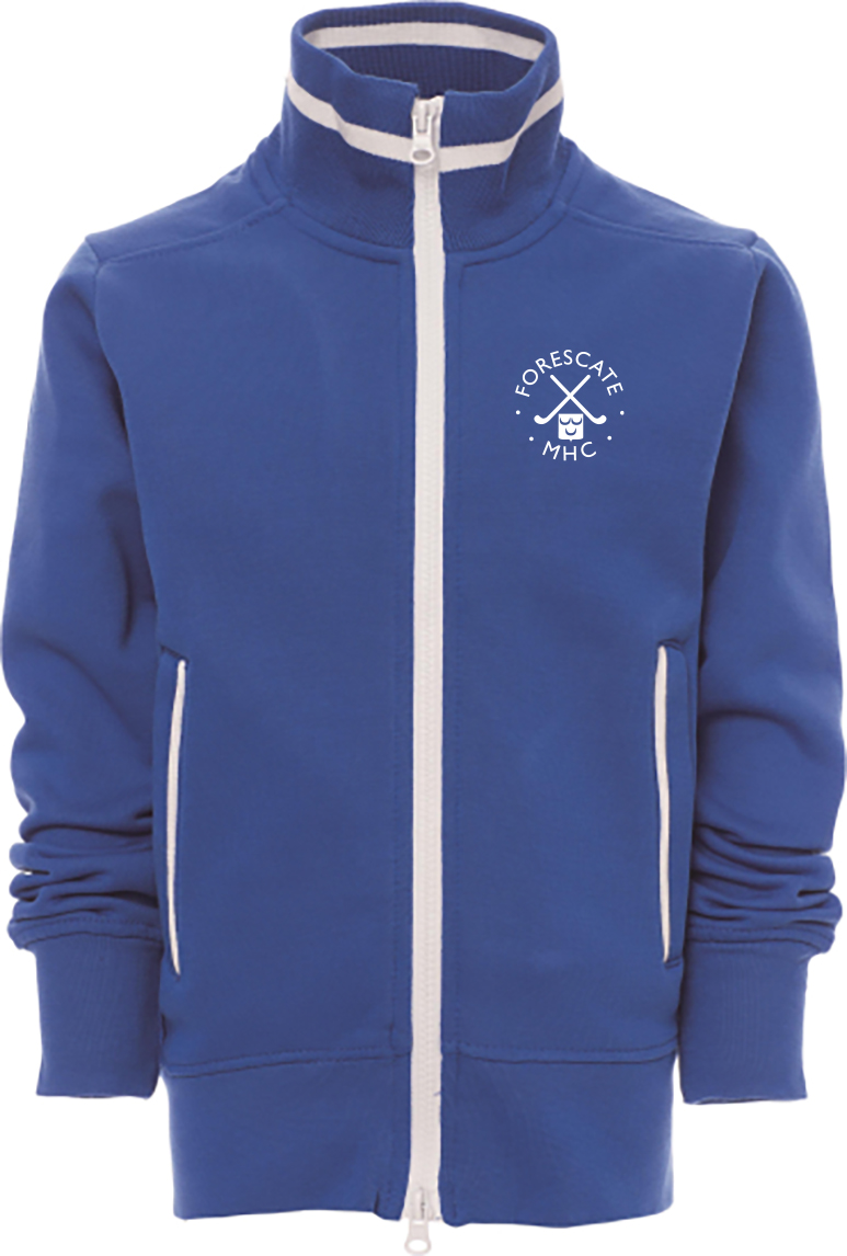Teamvest met rits - junior - 104825 mo - 0016 (128) Royal Blue - Wit