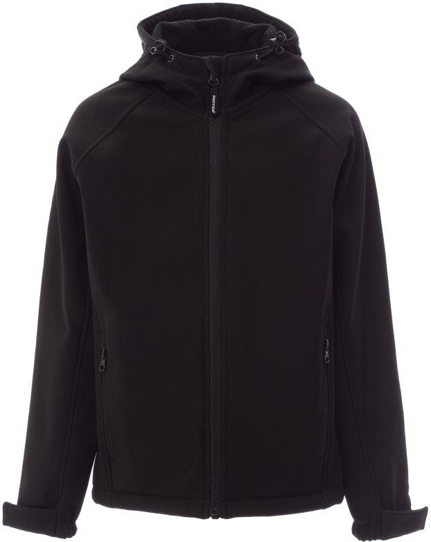 Softshell - junior - 1605 black front 2 - 1605 (140) Zwart