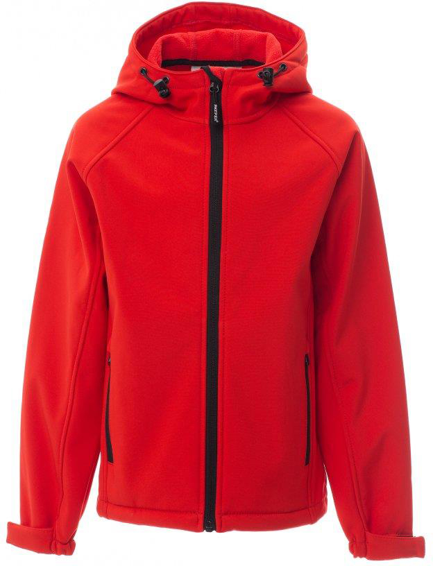 Softshell - junior - 1605 red front 1 - 1605 (128) Rood