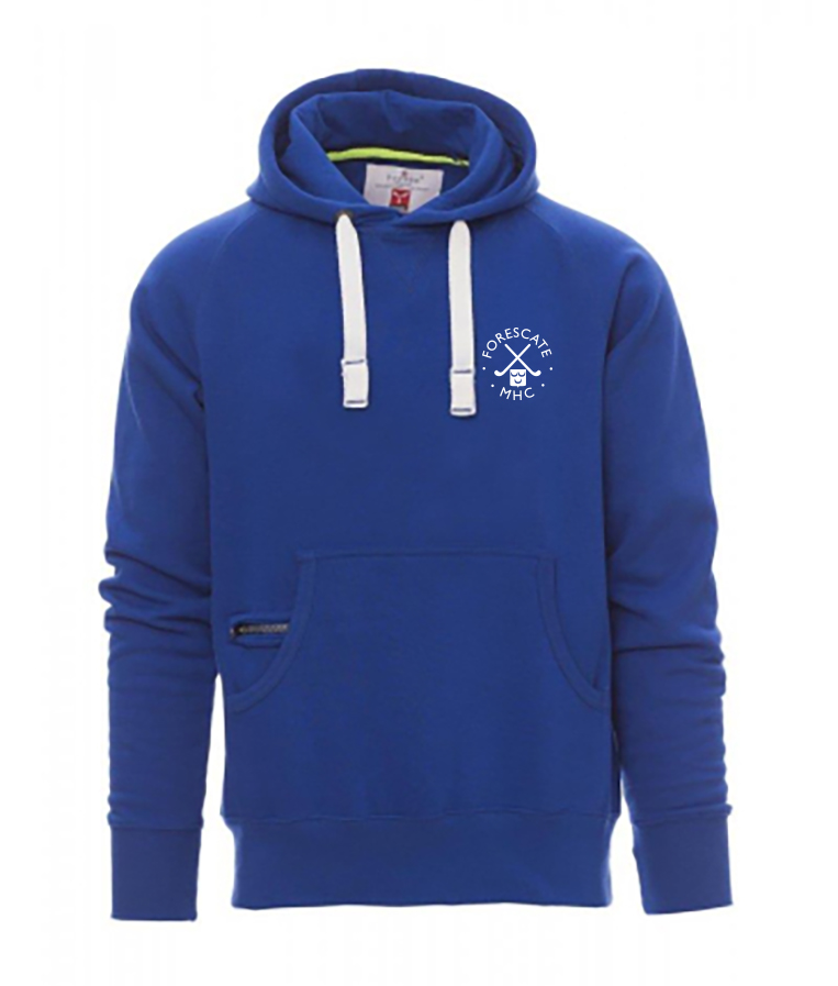 Hoodie zonder rits - heren - 192961 mo 4 - 0019 (L) Royal blue