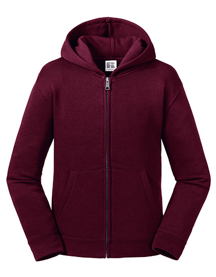 Hoodie met rits - junior - 226bbordeauxrood 2 - 266B (140) Bordeauxrood