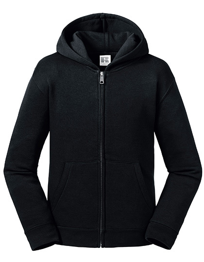 Hoodie met rits - junior - 226bzwart 1 - 266B (128) Zwart