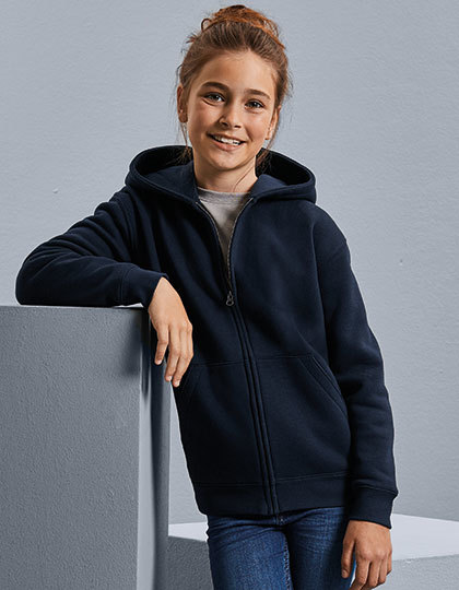 Hoodie met rits - junior - Kids 10 20 - 266B (164) Zwart
