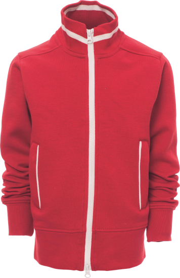 Teamvest met rits - junior - Rood wit 3 - 0016 (152) Rood - Wit