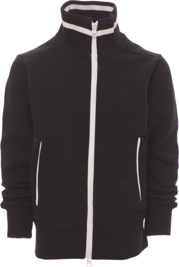 Teamvest met rits - junior - Zwart wit 1 - 0016 (128) Zwart - Wit
